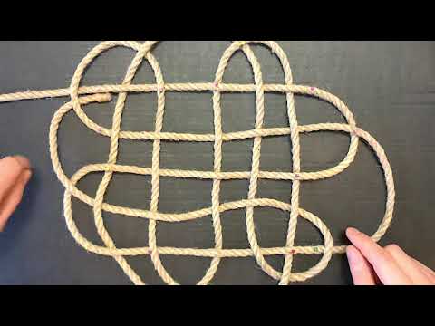 Видео: МК Подставка под горячее из каната