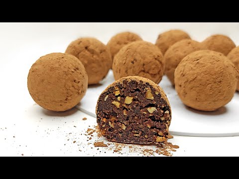 Видео: Просто, Полезно, Дёшево и Вкусно! Шоколадные пп конфеты из фиников ВЕГАН