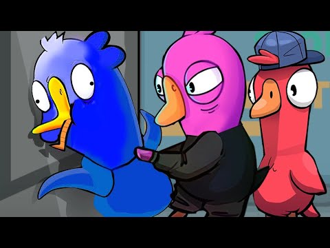 Видео: АМОНГУСЬ! ПЕЛИКАНА ПРИЖАЛИ УТКИ! - Goose Goose Duck!