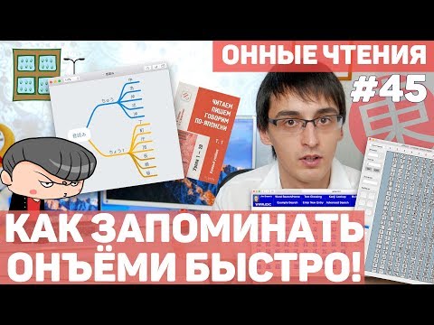 Видео: ОННЫЕ ЧТЕНИЯ: КАК БЫСТРО И ЛЕГКО ЗАПОМИНАТЬ ОНЪЁМИ? МАЙНД КАРТЫ (MIND MAP) И МНЕМОНИКА.