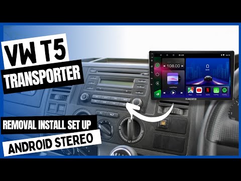 Видео: Как удалить радио с VW T5 Transporter? Установка Android-магнитолы на Volkswagen