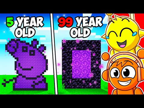 Видео: МАЙНКРАФТ в разном ВОЗРАСТЕ?! (Забавная анимация)