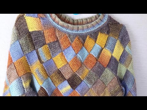 Видео: Свитер энтрелак. Моя история