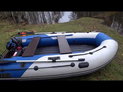 Видео: Лодка лоцман 330 НДНД с электромотором Watersnake 54