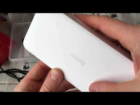 Видео: Внешний аккумулятор Xiaomi Redmi Power Bank 20000 mAh. Повербанк. Проверка емкости и нагрузки.