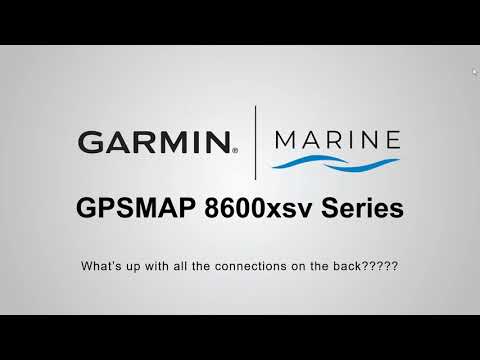 Видео: Вебинары Garmin Marine: Разъемы на задней панели серии GPSMAP 8600xsv