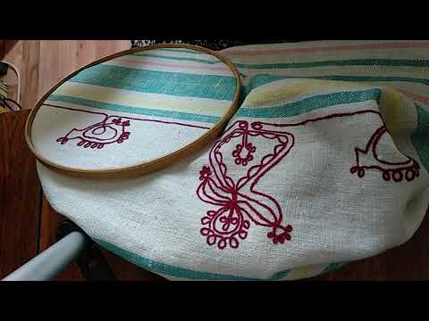 Видео: Тамбурная вышивка крючком
