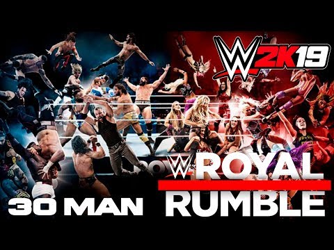 Видео: WWE 2K19 - ROYAL RUMBLE 30 MAN - Должен остаться один!!! (Русская озвучка)