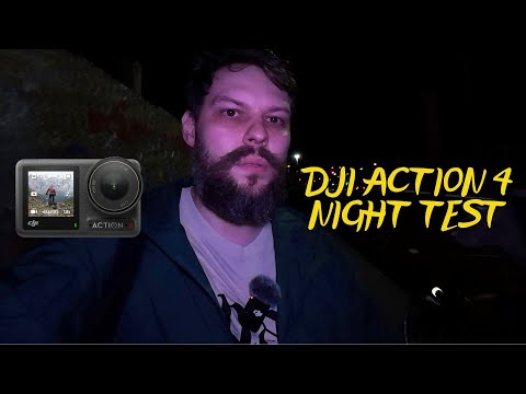 Видео: DJI Action 4: Ночные тесты - Съемка в темное время суток