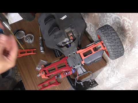 Видео: Замена рычагов подвески Remo Hobby 9EMU.