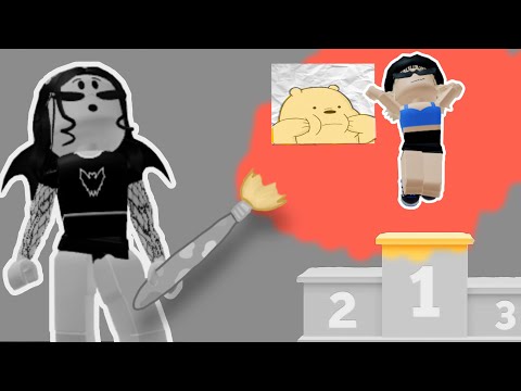 Видео: Кто из нас лучше нарисует? // speed draw // Roblox