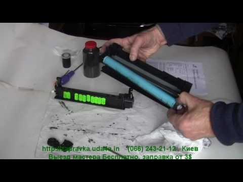 Видео: Заправка картриджа HP LJ-1102 (285A), CB435A, CB436A, Canon 725,