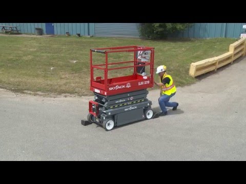 Видео: Электрические ножничные подъемники Skyjack's от UARENDU
