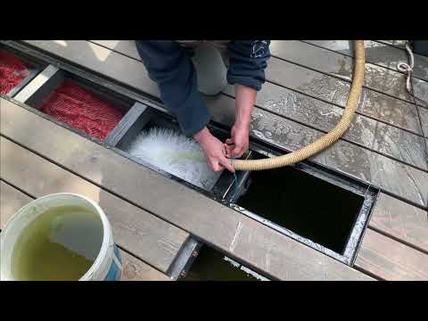 Видео: Запуск самодельного биофильтра для пруда.Полная загрузка.