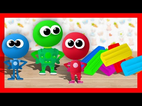 Видео: Разноцветный ПЛАСТИЛИН. Лепим пластилиновые Фиксики и Учим Цвета - Обучающее видео