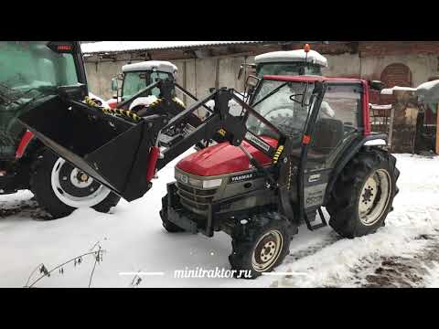 Видео: Минитрактор Yanmar AF30 и кун Landformer