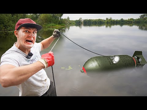 Видео: Эту жуткую гигантскую находку мы нашли под водой во время магнитной рыбалки, где упала Ракета!