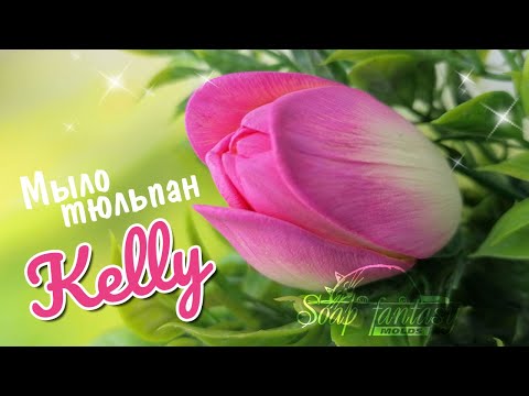 Видео: Заливка нежных тюльпанов "Kelly" для мыльных букетов