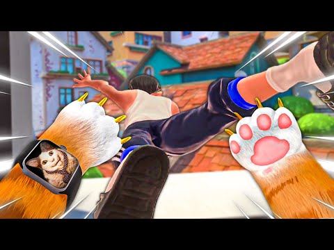 Видео: КОТ VR НАУЧИЛ ЛЕТАТЬ СОСЕДА ПРЯМО ИЗ ОКНА 🐈 I Am Cat VR ОБНОВЛЕНИЕ