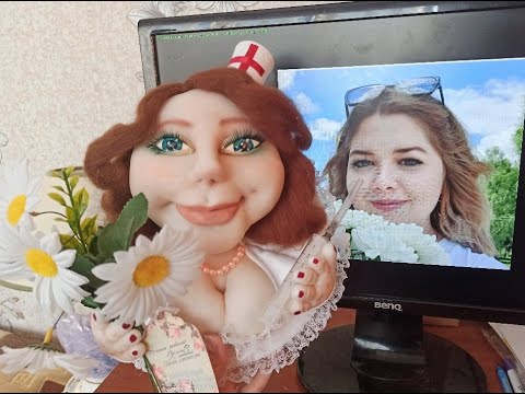 Видео: КУКЛА-ПОПИК Бесплатный МК/КАК СШИТЬ КУКЛУ-ПОПИК МЕДСЕСТРА/ Мастер-КЛАСС по пошиву куклы из капрона