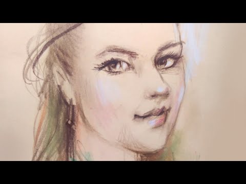 Видео: ПРО портрет Пастель Карандаш ИЗОпсихология: Цена радости и шаблоны  Ценители искусства и ценники