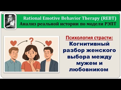 Видео: РЭПТ - анализ: “Женщина замужем, но ее влечет к другому мужчине. Уйти или остаться?”