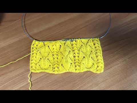 Видео: Узор спицами для любых плечевых изделий