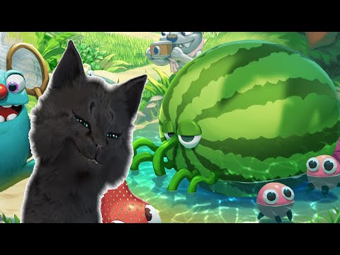 Видео: КАК СУПЕР КОТ ПОЙМАЛ ОГРОМНЫЙ АРБУЗ 🐱 ОТПРАВЛЯЕТСЯ НА ОСТРОВ В НЕОБЫЧНОЕ ПРИКЛЮЧЕНИЕ #29 🐱 Bugsnax