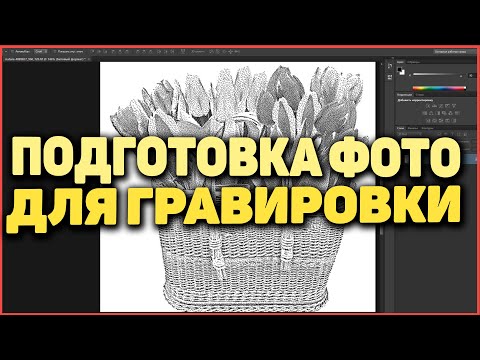 Видео: 1 Битовый Формат ✴ Подготовка Фото для Лазерной Гравировки