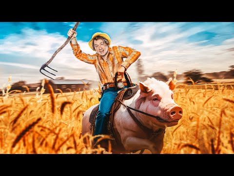 Видео: 24 Часа На Ферме! Стали Фермерами с Хазяевами