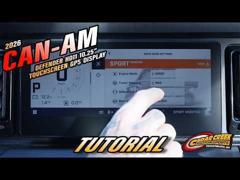 Видео: Учебное пособие | Многофункциональный сенсорный GPS-дисплей Can-Am с диагональю 10,25 дюйма