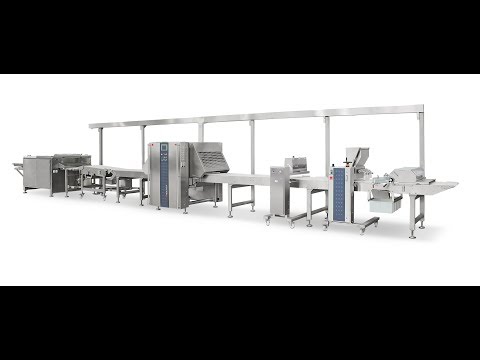 Видео: FRITSCH MULTICUT Кондитерская линия для производства различных типов изделий
