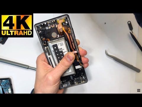 Видео: Samsung Galaxy Note 8 N950 - Замена Аккумулятора / Battery Replacement