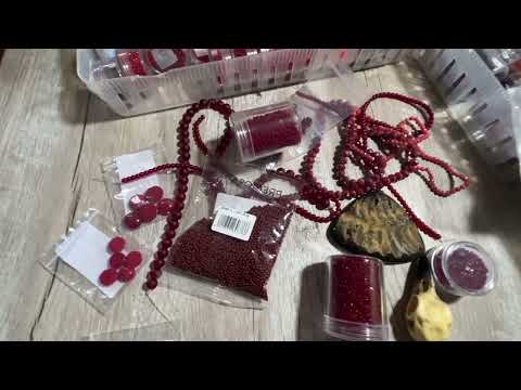 Видео: Вышиваю колье. Часть 1