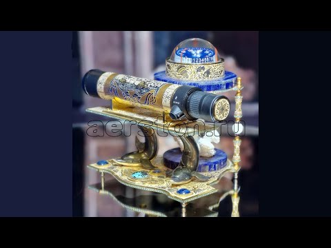 Видео: Капитанский Компас — шедевр ручной работы из лазурита и золота | Авторская композиция от Aerston