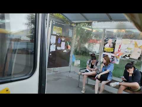 Видео: путешествие по Сарапулу на козлящем ПАЗике ИП Караваева от улицы Советской до автовокзала