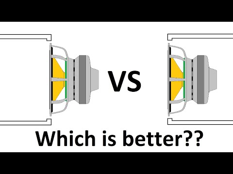 Видео: Обычный и обратный монтаж сабвуферов и динамиков