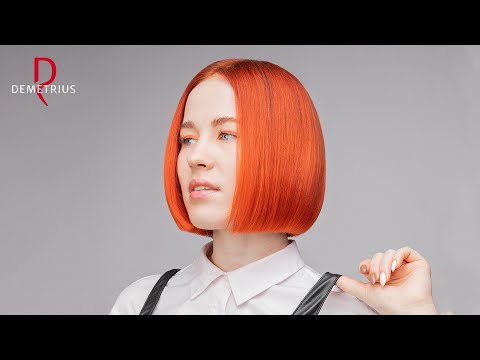 Видео: DEMETRIUS | Стрижка каре БЕЗ удлинения | Классическое каре | Женские стрижки | ENG SUBS