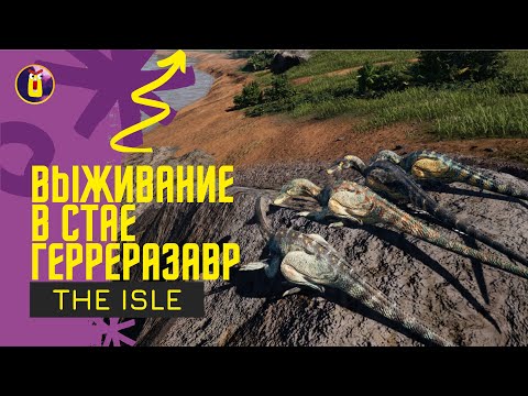 Видео: The isle. Стайное выживание за герреразавра.
