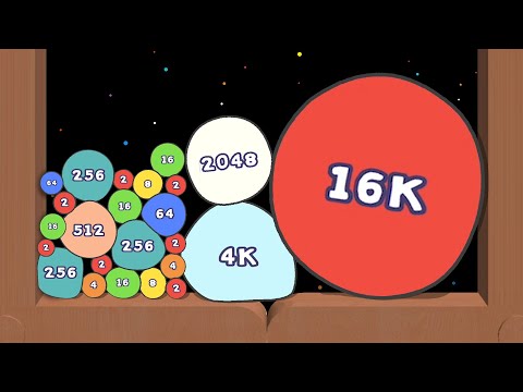 Видео: BLOB MERGE 2048 Но 2D Ver: Достигните 16384! Часть 2