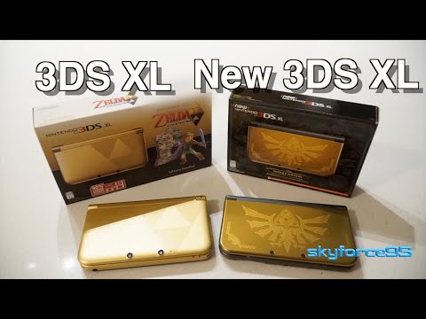Видео: Полное сравнение New Nintendo 3DS XL и 3DS XL (издания Zelda)