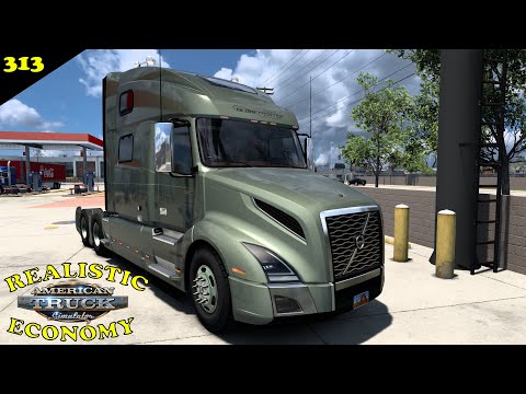 Видео: American Truck Simulator: Реалистичная экономика, эпизод 313. Отправляемся в Кали, но по пути нас...