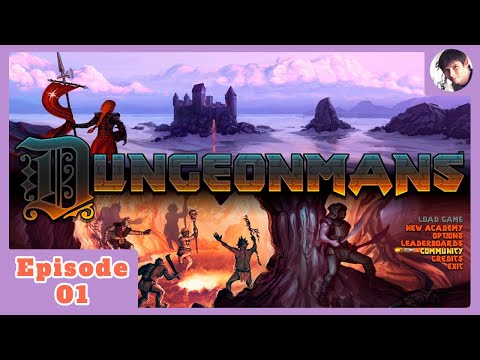 Видео: Dungeonmans #01 - немного приветственной болтавни и начало длинного гайд-прохождения игры