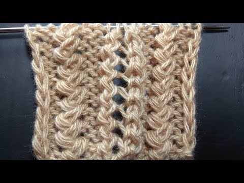 Видео: Узор спицами