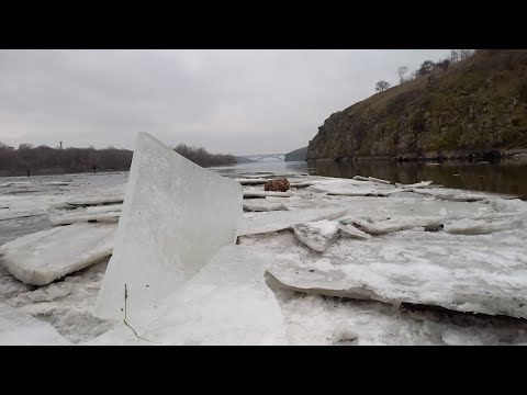 Видео: Отлив Днепра. Вырва -2.