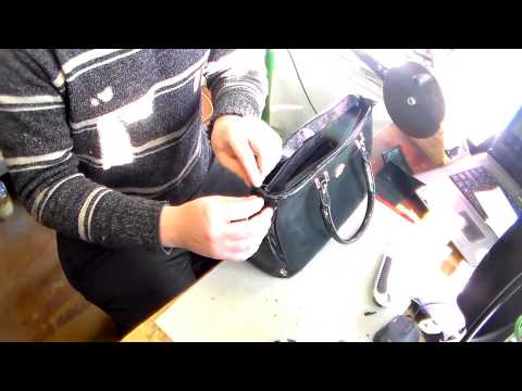 Видео: Облез торец на сумки (ремонт сумок в Запорожье)