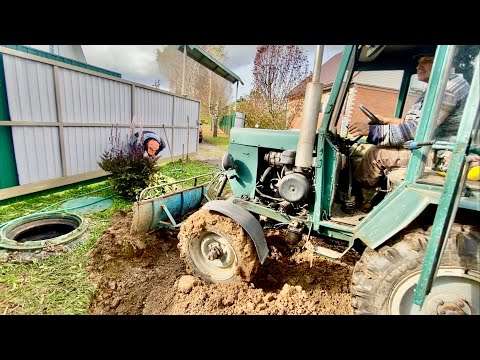 Видео: Продолжение копки водопровода…