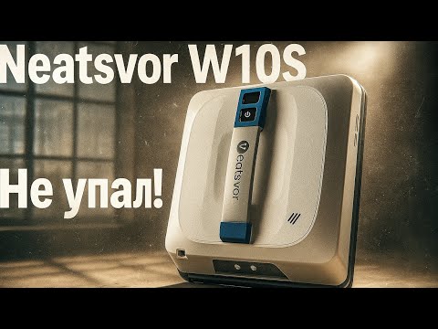 Видео: Neatsvor W10S — робот, который не боится безрамочных окон