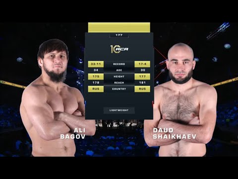 Видео: Али Багов vs. Дауд Шайхаев 2 | Ali Bagov vs. Daud Shaikhaev 2 | ACA 177