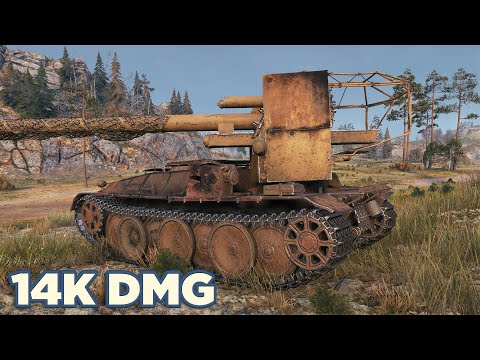 Видео: Grille 15 • 14К УРОНА 5 ФРАГОВ • WoT Gameplay